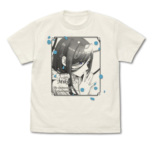 『五等分の花嫁』中野三玖 Tシャツ VANILLA WHITE